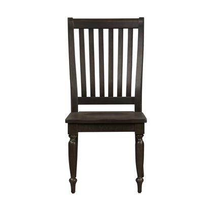 Harvest Home - Slat Back Side Chair - Chalkboard