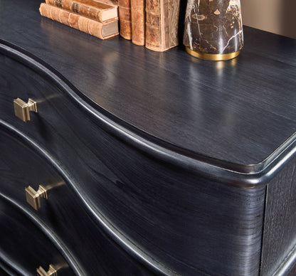 Melange - Midnight Merlot Accent Chest - Blue