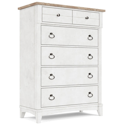 Maddox - 5 Drawer Chest - White