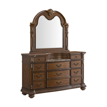 Cadenza - Dresser And Mirror Set - Brown