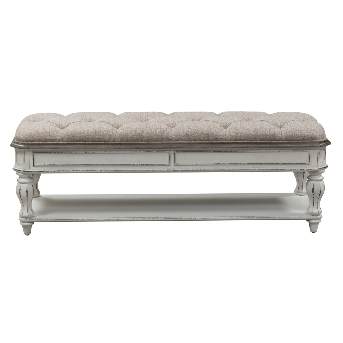 Magnolia Manor - Bed Bench - Antique White