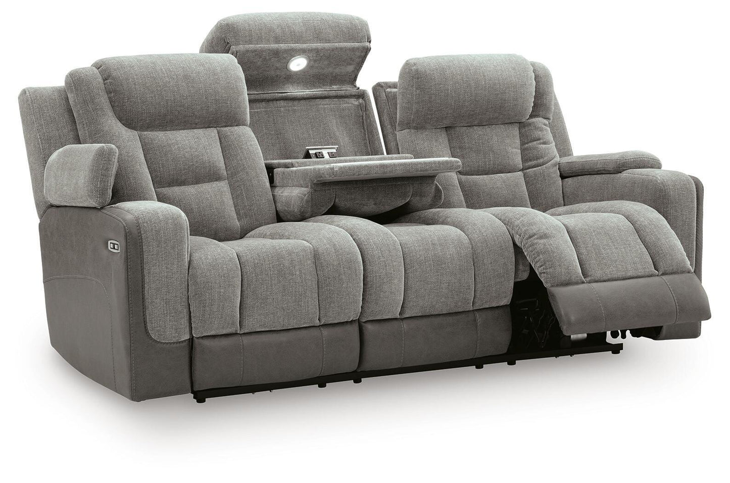 Mixed Motion - Power Reclining Sofa With Adjustable Headrest