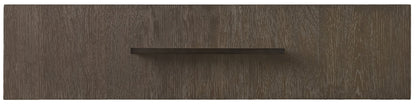 Mir-Avent - San Marcos Stone Top Nightstand - Dark Gray / Dark Brown