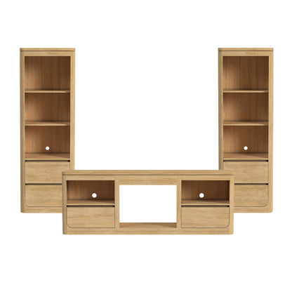 Rosalie - 3 Piece Entertainment Unit With 71" TV Console