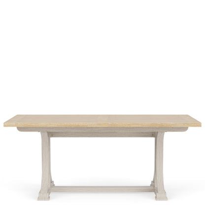 Glenndale - Rectangle Dining Table - Aged White / Wheat