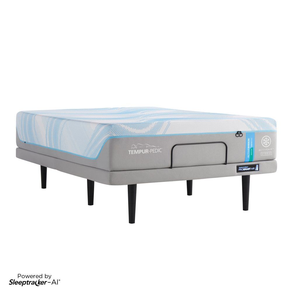Tempur-Breeze - Tempur-ActiveBreeze Medium Hybrid Mattress - Split California King