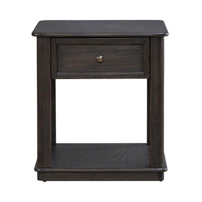 Wallace - End Table - Aged Oak