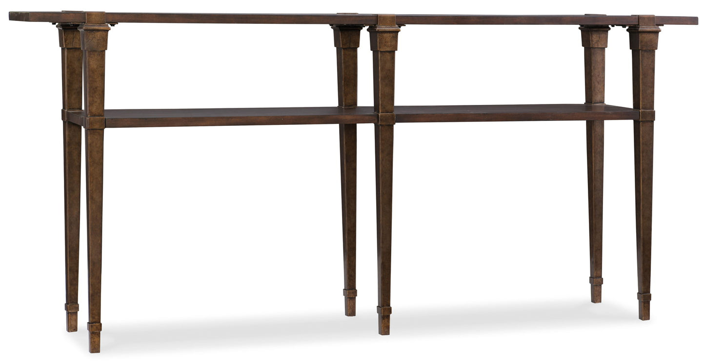 Home Accent - Skinny Console Table - Dark Brown