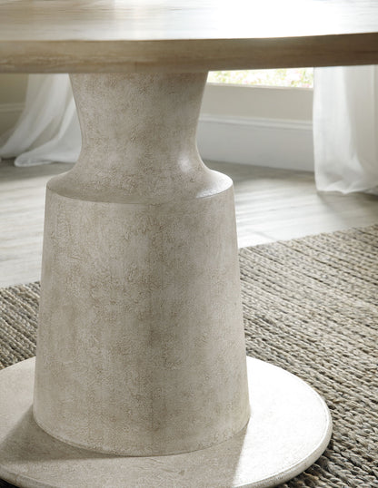 Cascade - Pedestal Dining Table - Light Brown