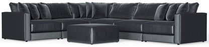 Remington - Modular Sofa And Cocktail Ottoman - Slate