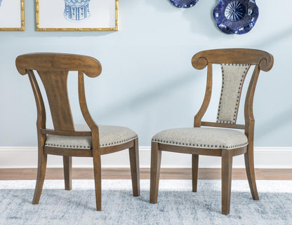 Echelon - Wood Back Side Chair (Set of 2) - Heritage Walnut