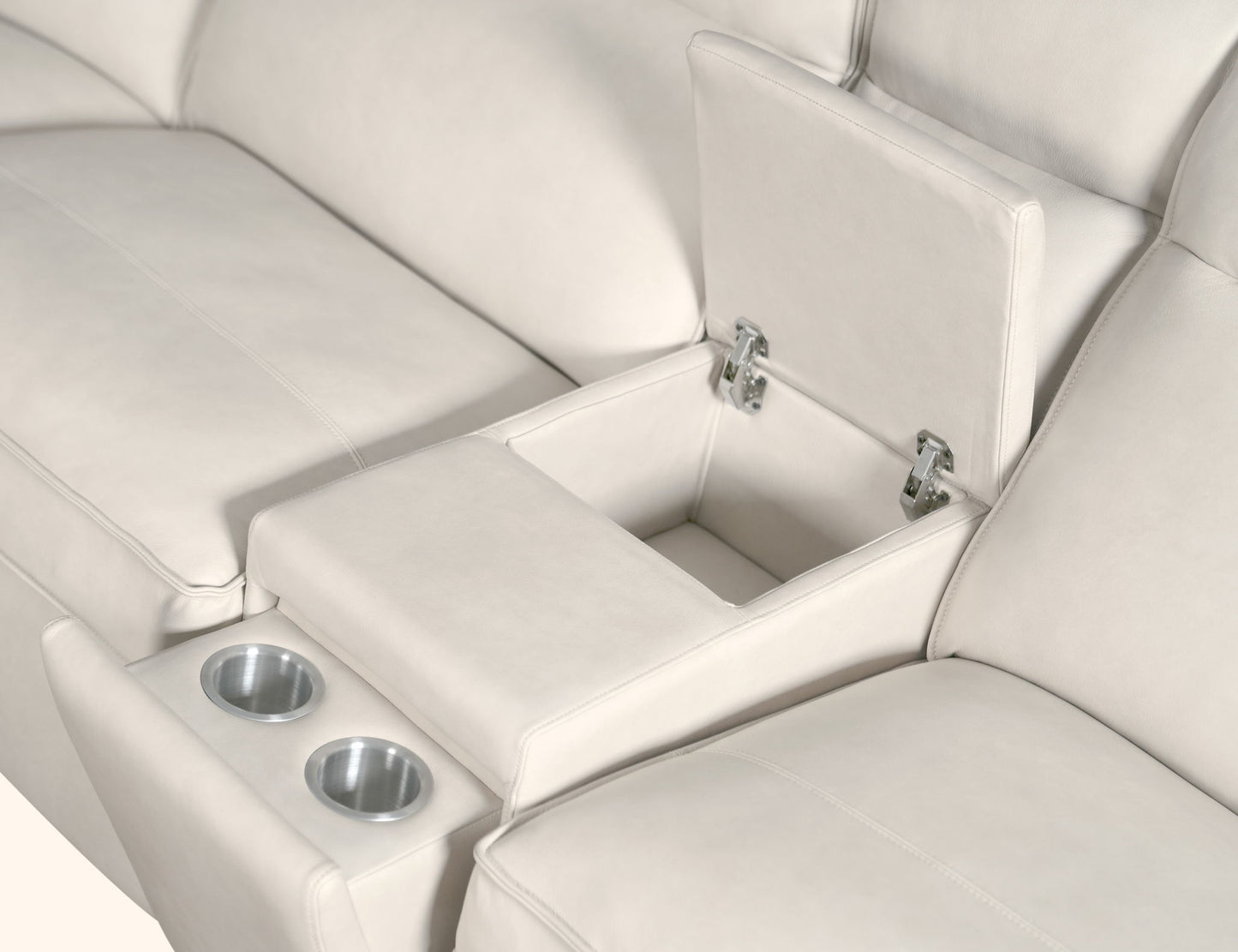 MS - Vann Six-Piece Power Sectional - White