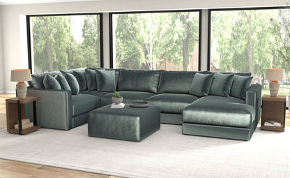 Remington - Modular Sofa And Cocktail Ottoman - Pine