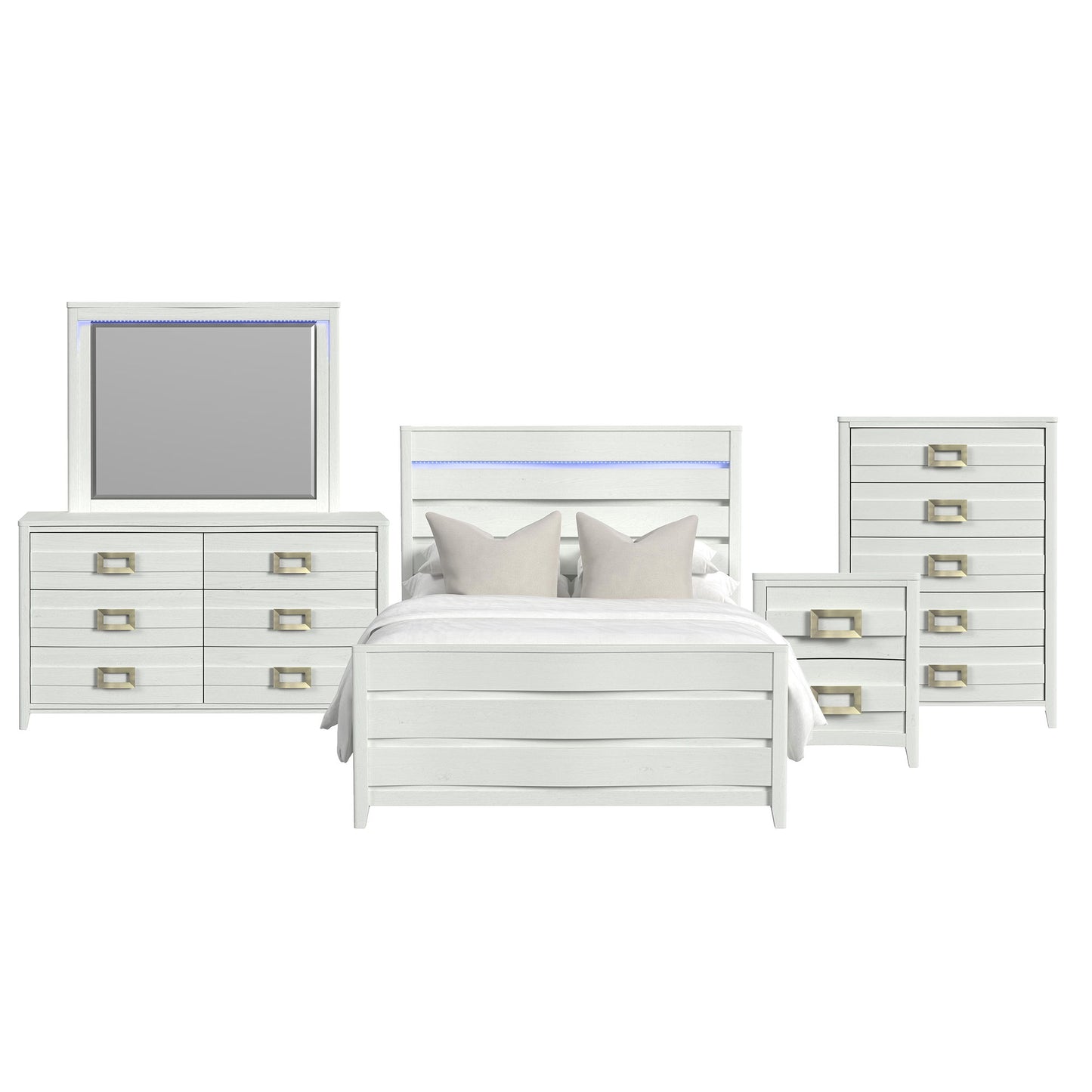 Tobias - Bedroom Set With LED