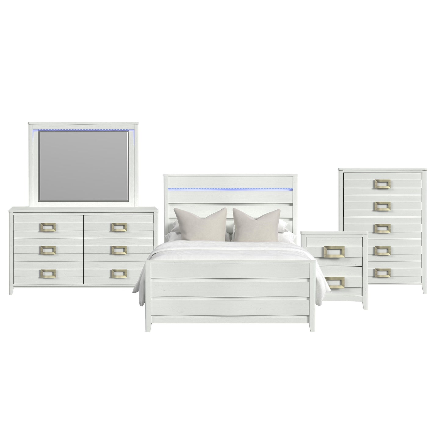 Tobias - Bedroom Set With LED