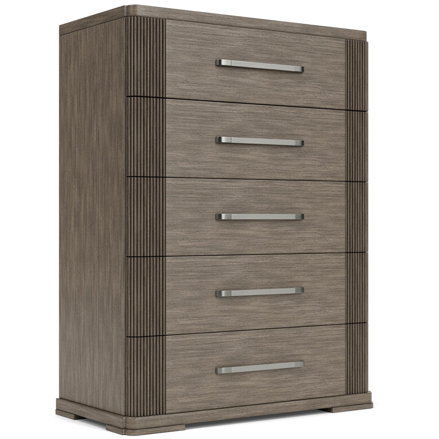 Sariel - 5 Drawer Chest - Dark Brown