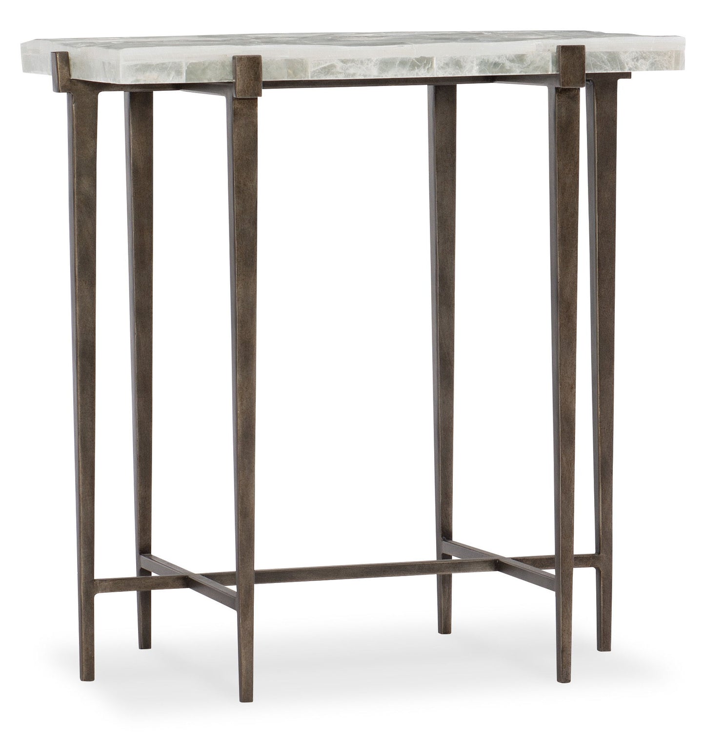 Melange - Bellis Accent Table - Gray