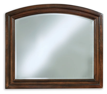 Porter - Bedroom Mirror - Rustic Brown