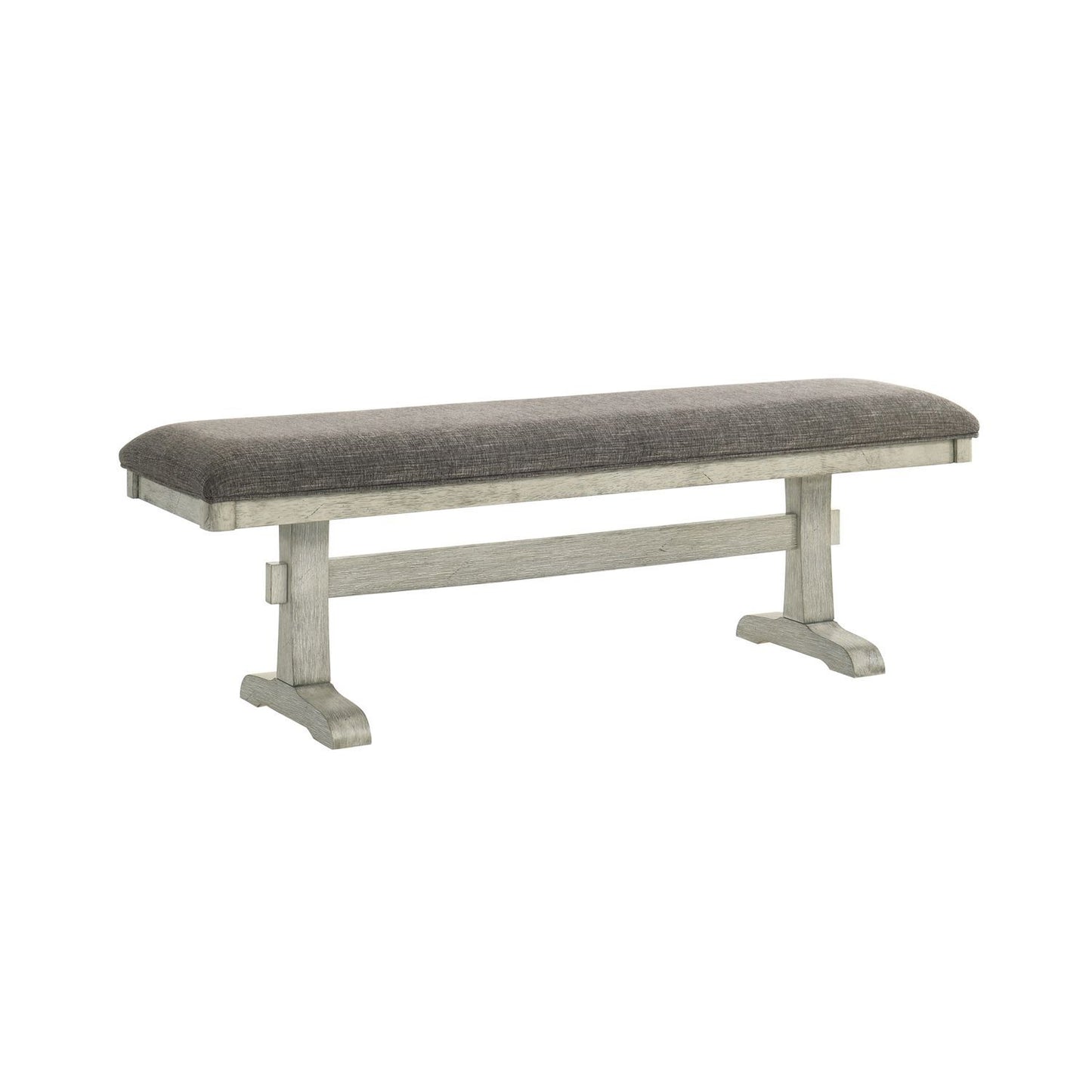 Hallendale - Upholstered Dining Bench - Gravel Wash