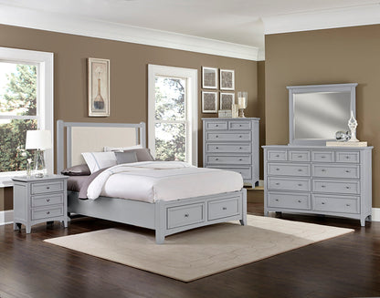 Bonanza - Linen Upholstered Bed With Storage Footboard