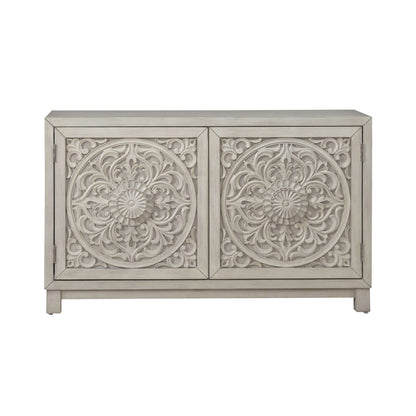 Sundance - 2 Door Accent Cabinet - Antique Linen