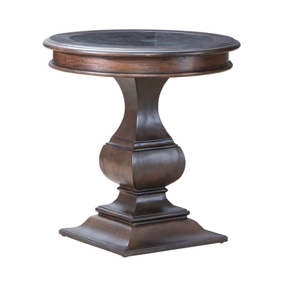 Provence Park - Round End Table - Chateau Brown