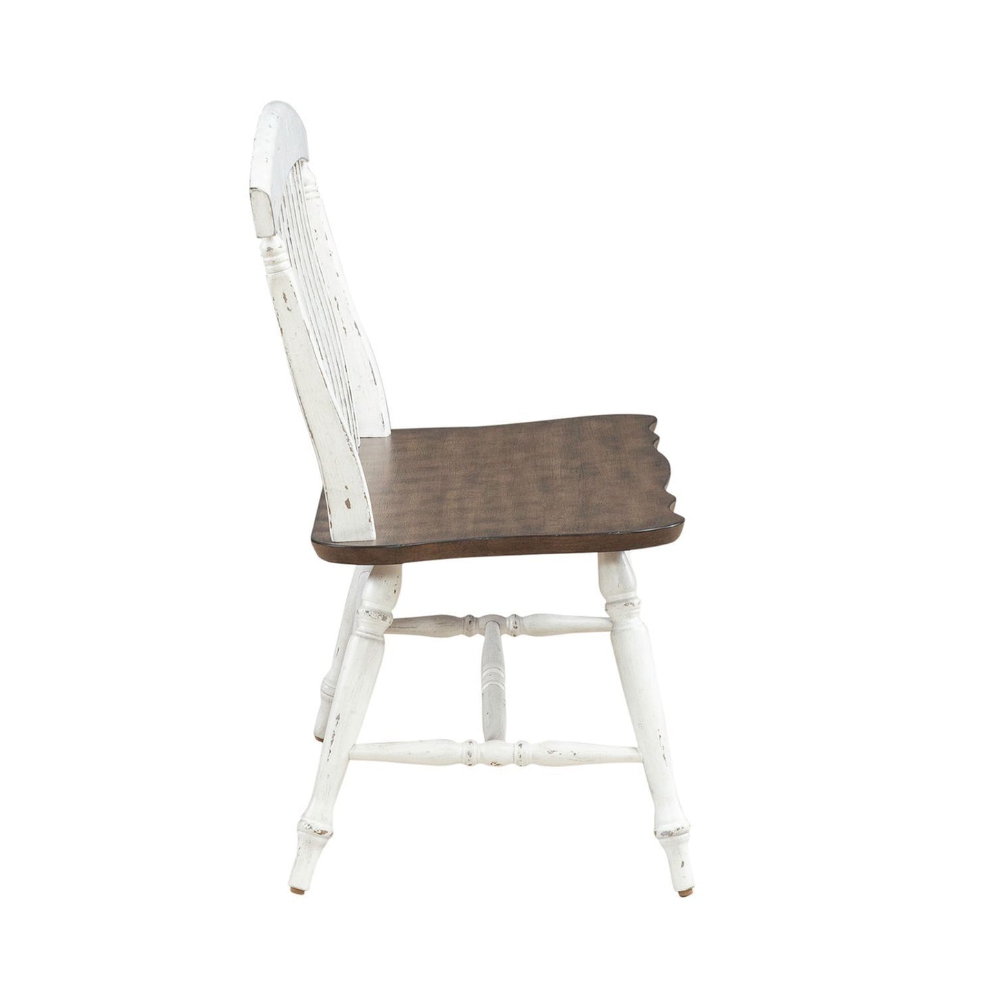 Al Fresco - Slat Back Bench - Graphite & Whitestone