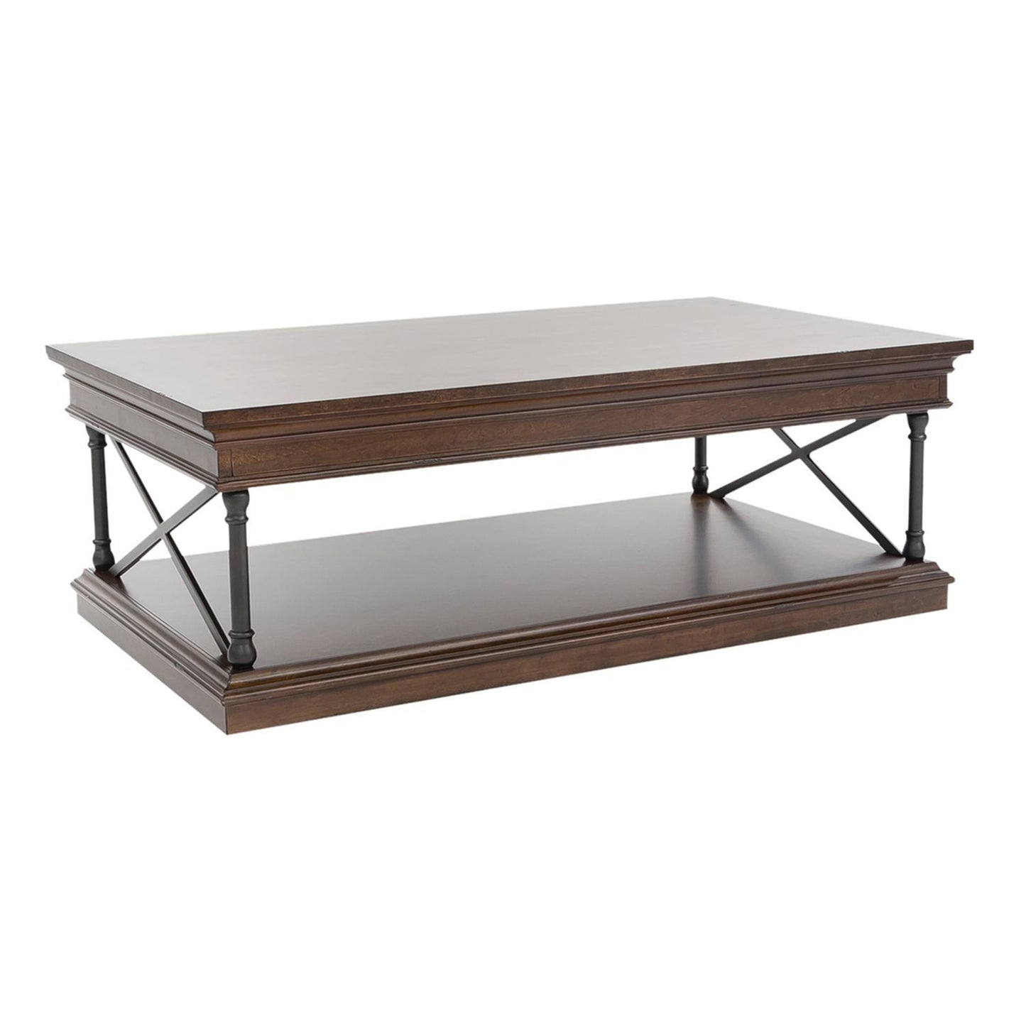 Tribeca - Rectangular Cocktail Table - Cordovian Brown
