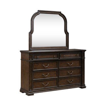 Provence Park - Dresser & Mirror - Chateau Brown
