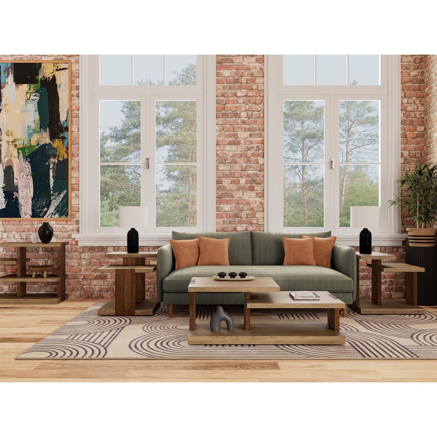 Truett - End Table - Light Brown