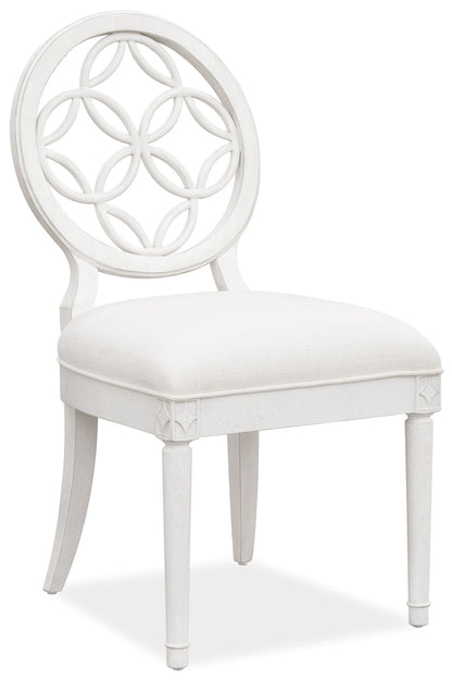 Melange - Brynlee Side Chair - White