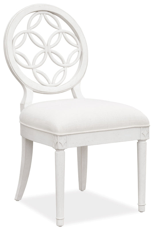 Melange - Brynlee Side Chair - White