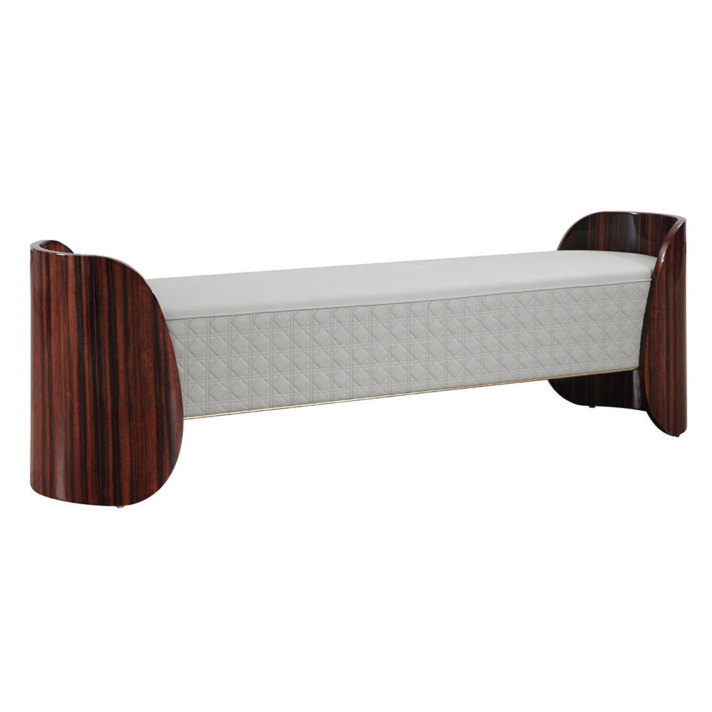 Jamonica - Bench - Gray & Dark Brown