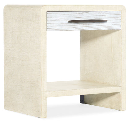 Cascade - 1-Drawer 1-Shelf Nightstand - White