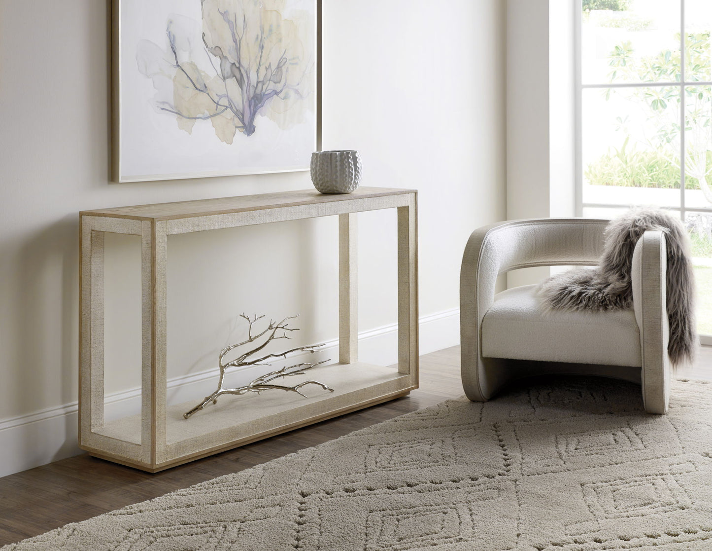 Cascade - Console Table - Light Brown / Beige