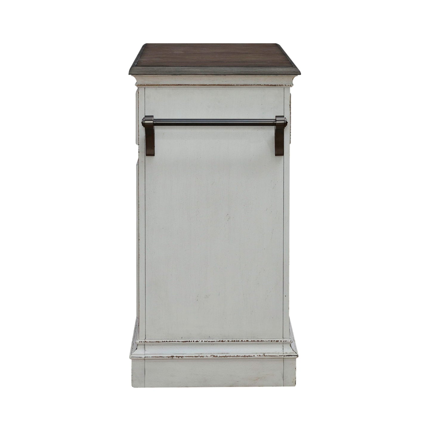 Magnolia Manor - Bar Cart - Antique White