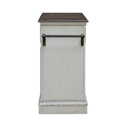 Magnolia Manor - Bar Cart - Antique White