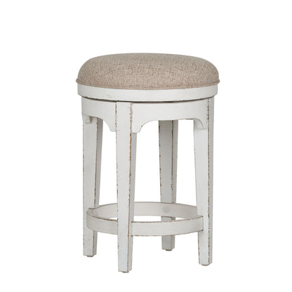 Magnolia Manor - Console Swivel Stool - Antique White