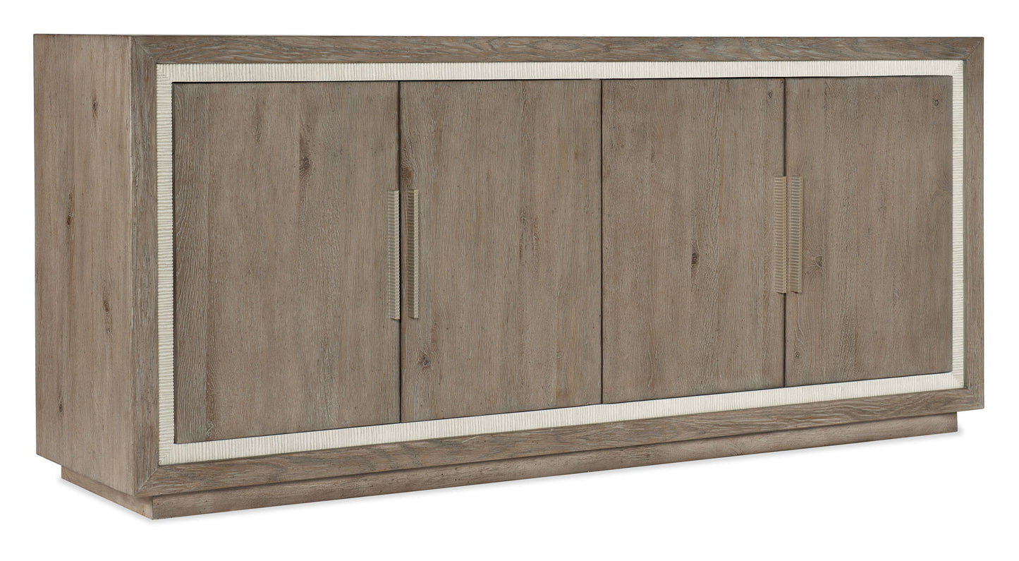 Serenity - Tulum Media Storage Cabinet - Gray