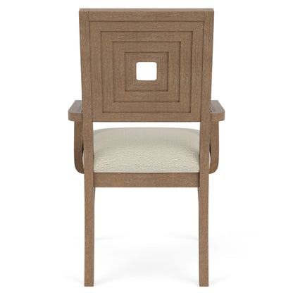 Cascade - Upholstered Wood Back Arm Chair (Set of 2)