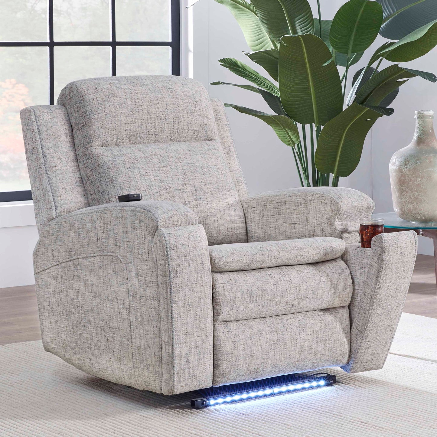 Armstrong - Power Recliner With Heat, Massage And Auto-Glide