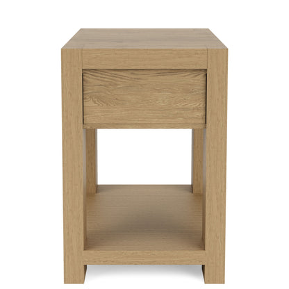 Davie - Chairside Table - Light Brown