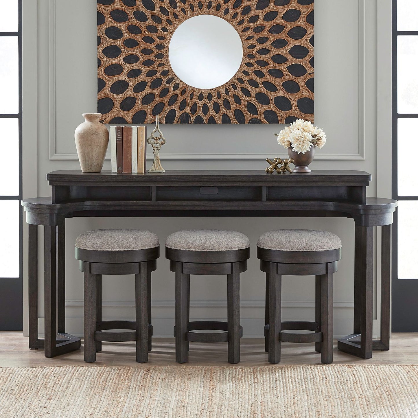 Weston - 4 Piece Bar Set - Peppercorn