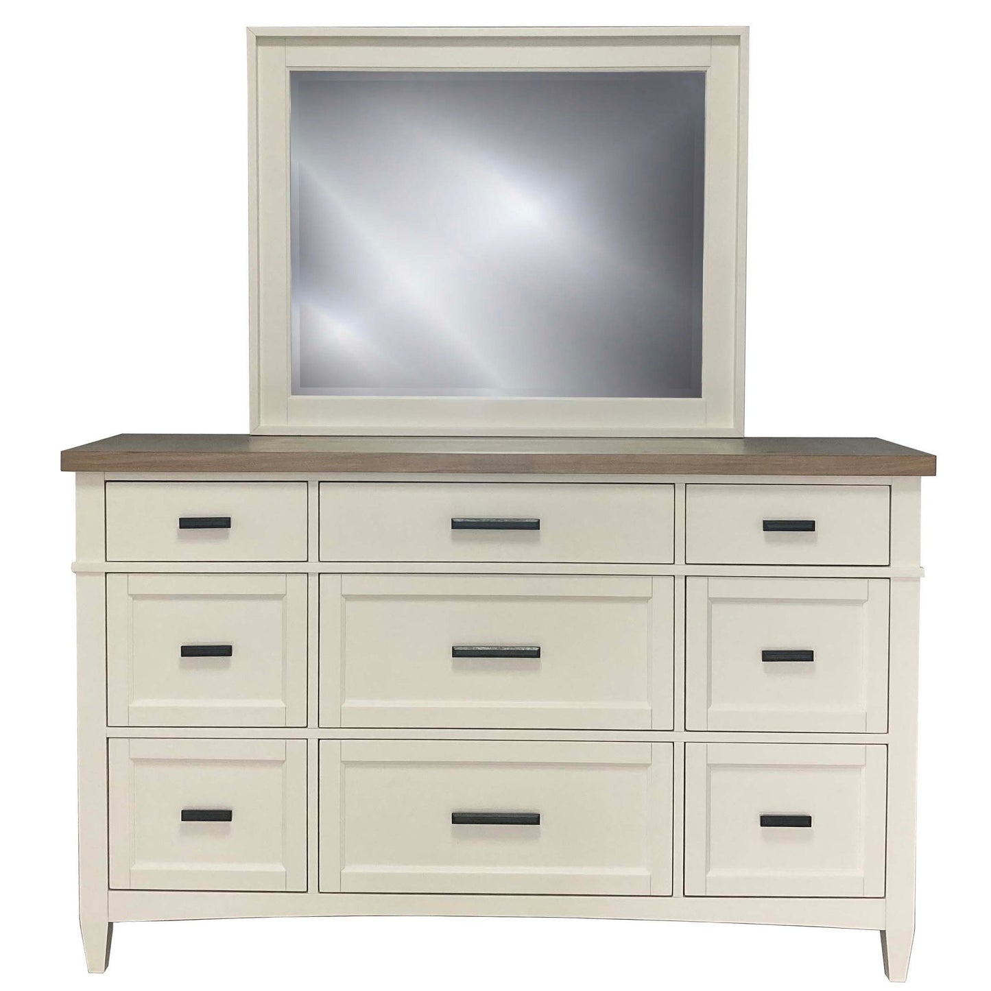 Americana Modern Bedroom - 9 Drawer Dresser