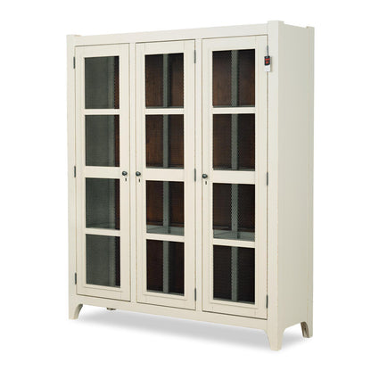 Lake House - Display Cabinet - Sailcloth And Pinecone