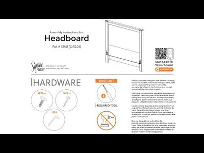 Trinell - Panel Bed