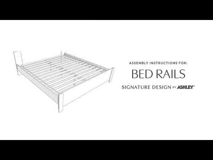 Elbrim - Queen/King Platform Rails - Brown