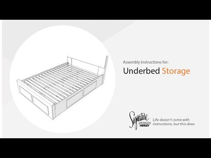 Lawroy - Queen/King Under Bed Storage - Light Natural