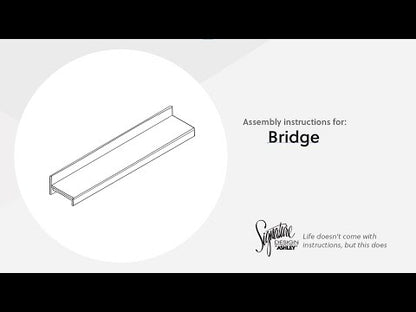 Willowton - Bridge 60” - Whitewash