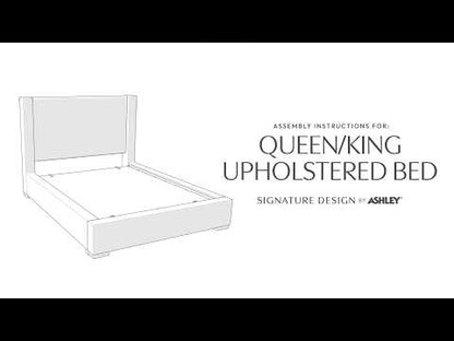 Brozmont - Queen Upholstered Headboard - Oatmeal